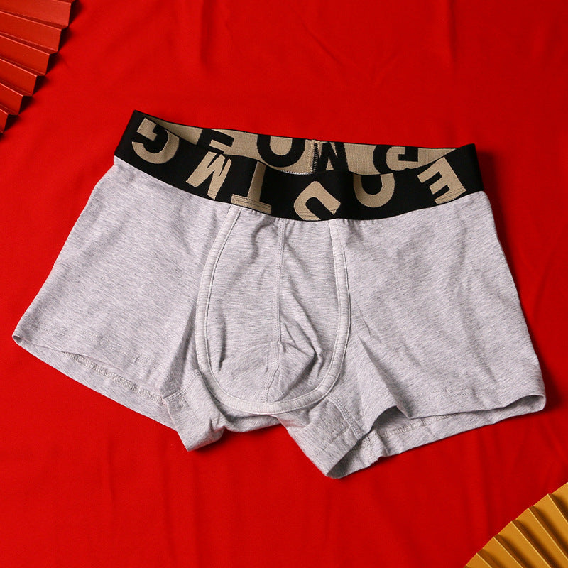 Jamie – Men's Underwear in Festive Red Cotton