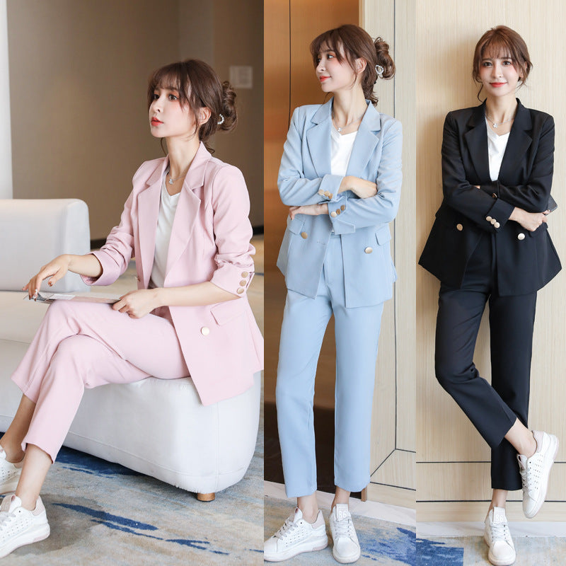 Lily – Elegant Women's Blazer Suit for Spring and Autumn