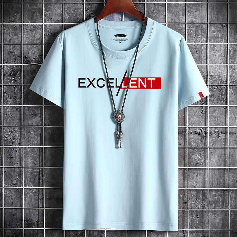 Jacob – Cotton Summer Men's T-Shirt with Short Sleeves