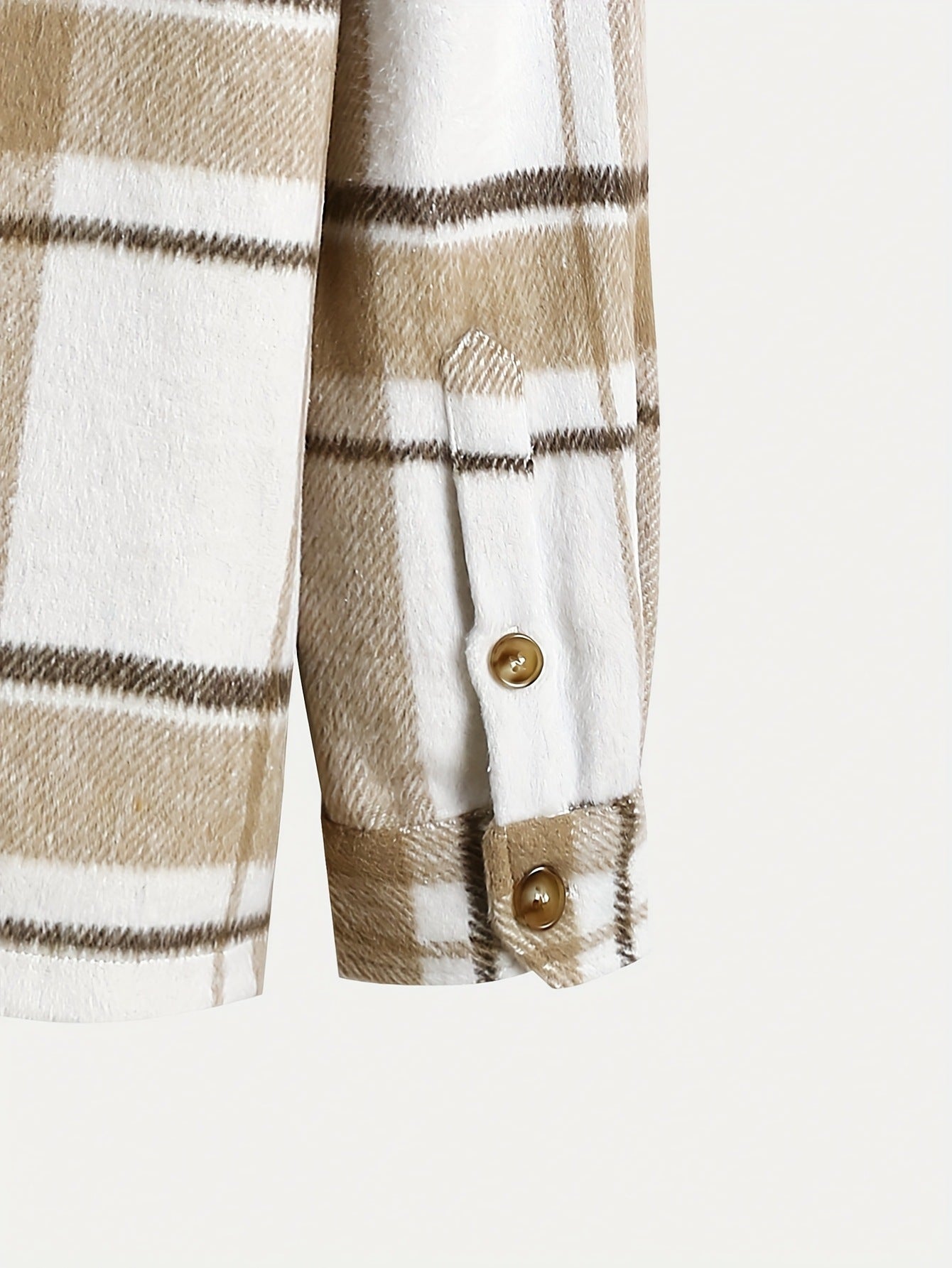 Anton – Men's Fashion Shirt with Stand Collar and Thick Fabric