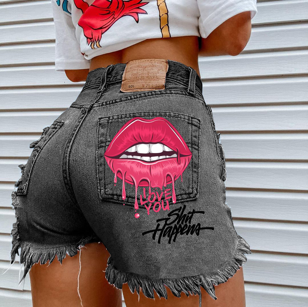 Lauren – Trendy Ripped Denim Shorts for Women