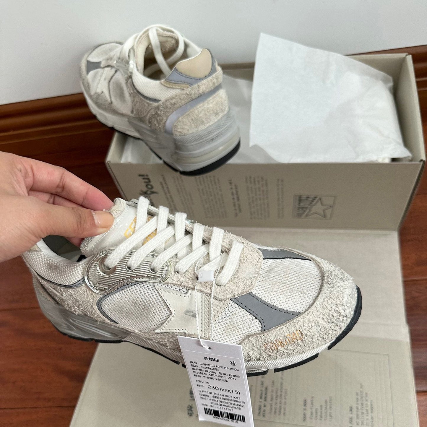 Claire – Platform Sneakers in Premium Mesh for Women