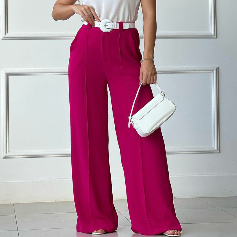 Emily – Relaxed Wide-Leg Pleated Pants