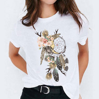 Joanne – Cute Cartoon Short Sleeve Shirt