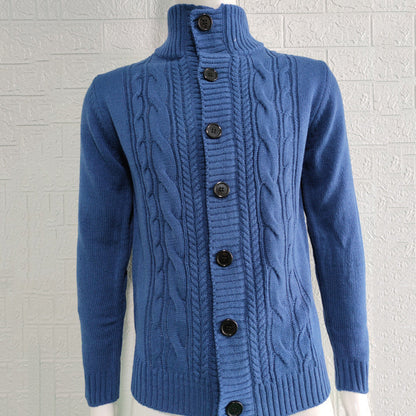 Raymond – Stand Collar Knit Button Men's Cardigan