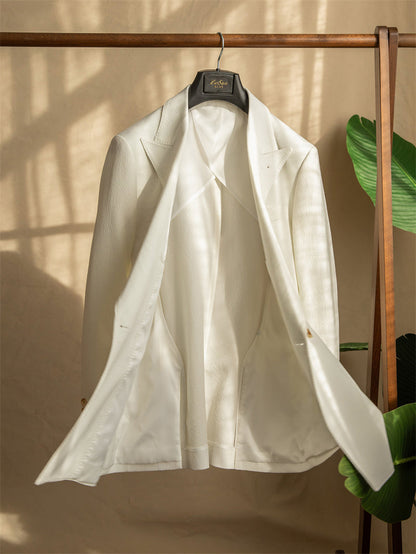 Dominic – Semi-Lined Seersucker Suit for Men