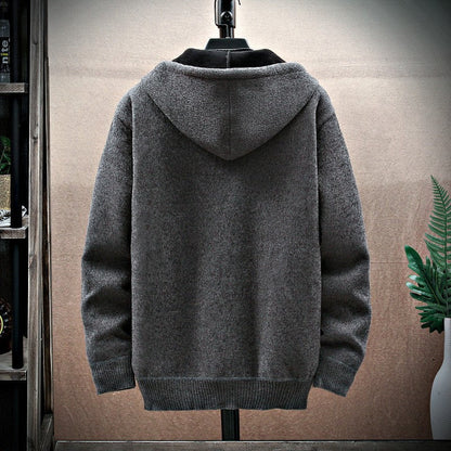 Kieran – Men's Stylish Cashmere Hoodie Cardigan