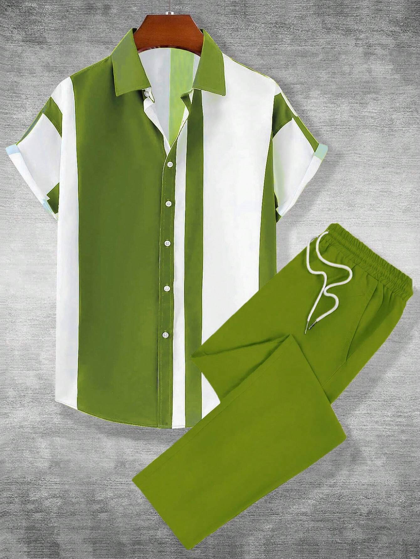 Catherine – Casual Stylish Striped Short Sleeve Jumpsuit