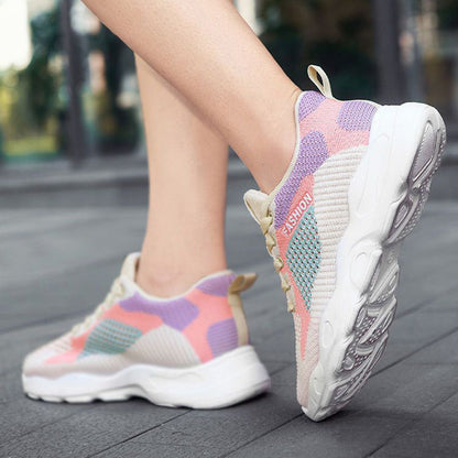 Faith – Versatile Women's Sneakers with Color Block