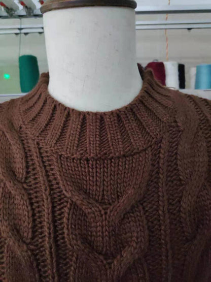 Louis – Long Men's Sweater with Padding