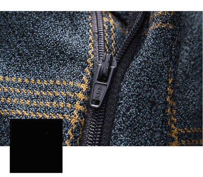 Rhys – Elegant Men's Suit with Check Pattern