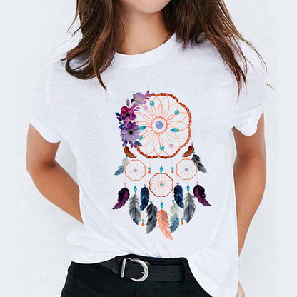 Joanne – Cute Cartoon Short Sleeve Shirt