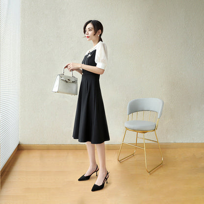 Anne – Women's High Heels in Premium Vegan Suede with Buckle