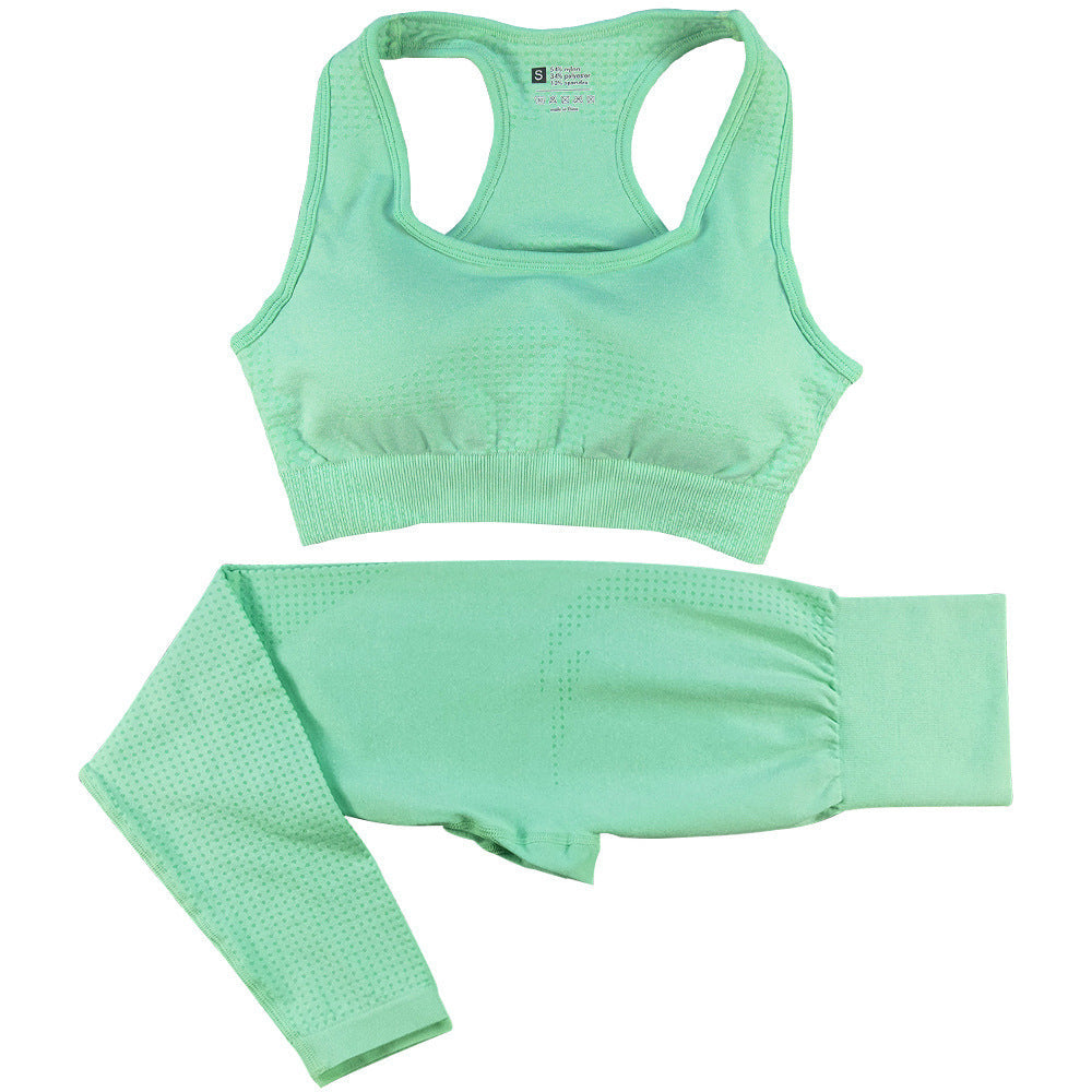 Julia – Seamless Two-Piece Yoga Set with High Waist Leggings