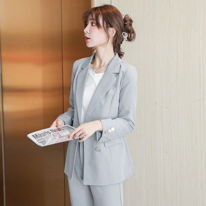 Lily – Elegant Women's Blazer Suit for Spring and Autumn