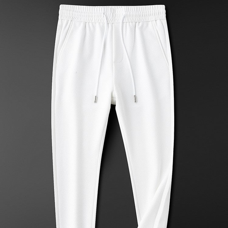 Matthew – Twill Stretch White Pants for Men