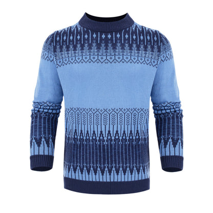 Michael – Unisex Sweater with Fair Isle Pattern