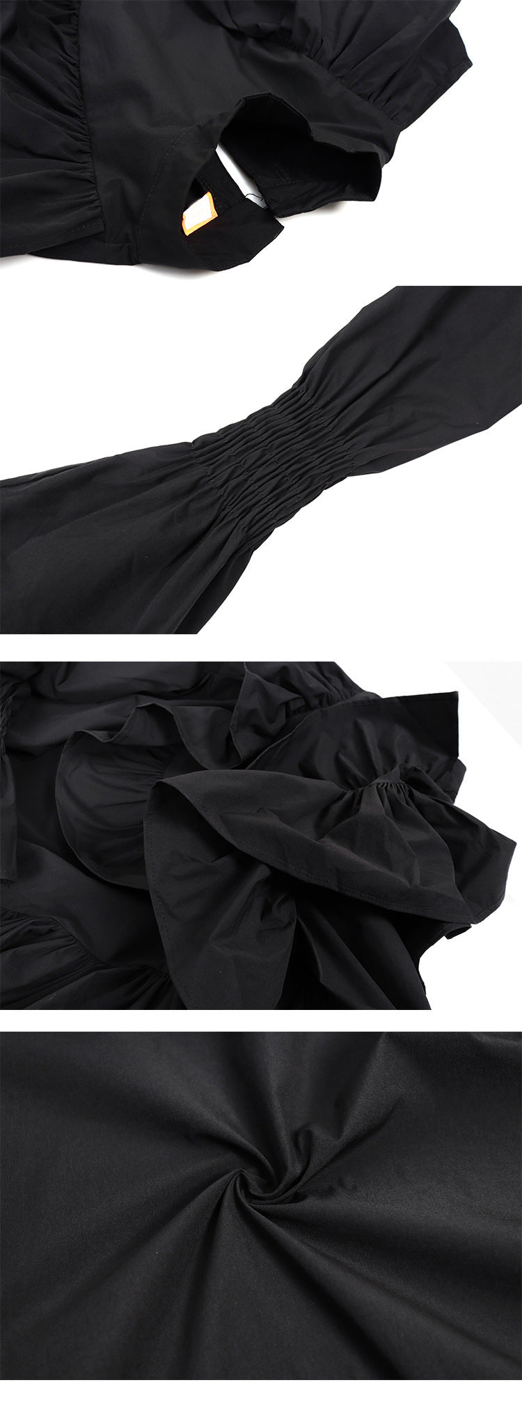 Amelia – Lightweight Dress with Wooden Accents