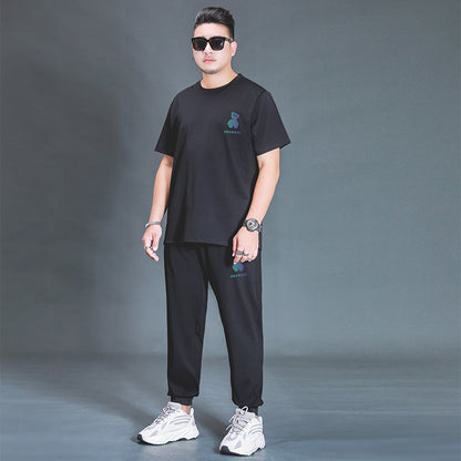 Gavin – Oversized T-Shirt and Pants Casual Two-Piece Tracksuit