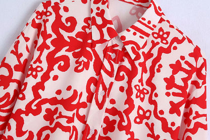 Imogen – Printed Women's Summer Blouse