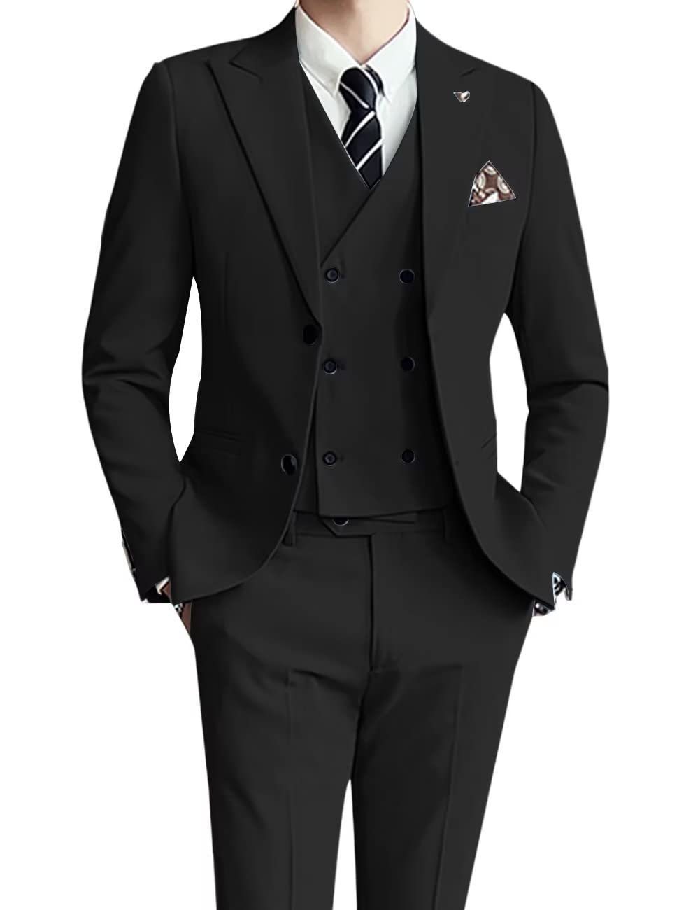 Lawrence – Three-Piece Men's Slim Fit Suit