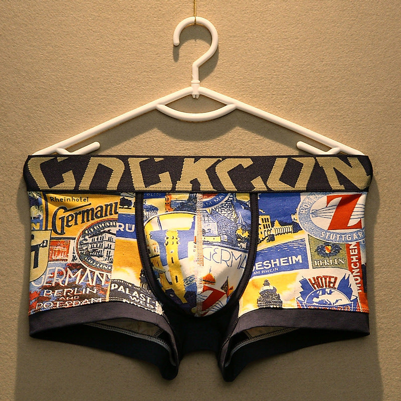 Owen – Trendy Men's Cotton Boxer Shorts