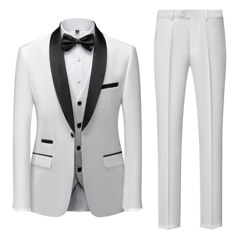 Dean – Three-Piece Men's Suit with Unique Collar