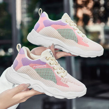 Faith – Versatile Women's Sneakers with Color Block