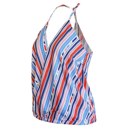 Julia – Women's V-Neck Camisole with Color Stripes