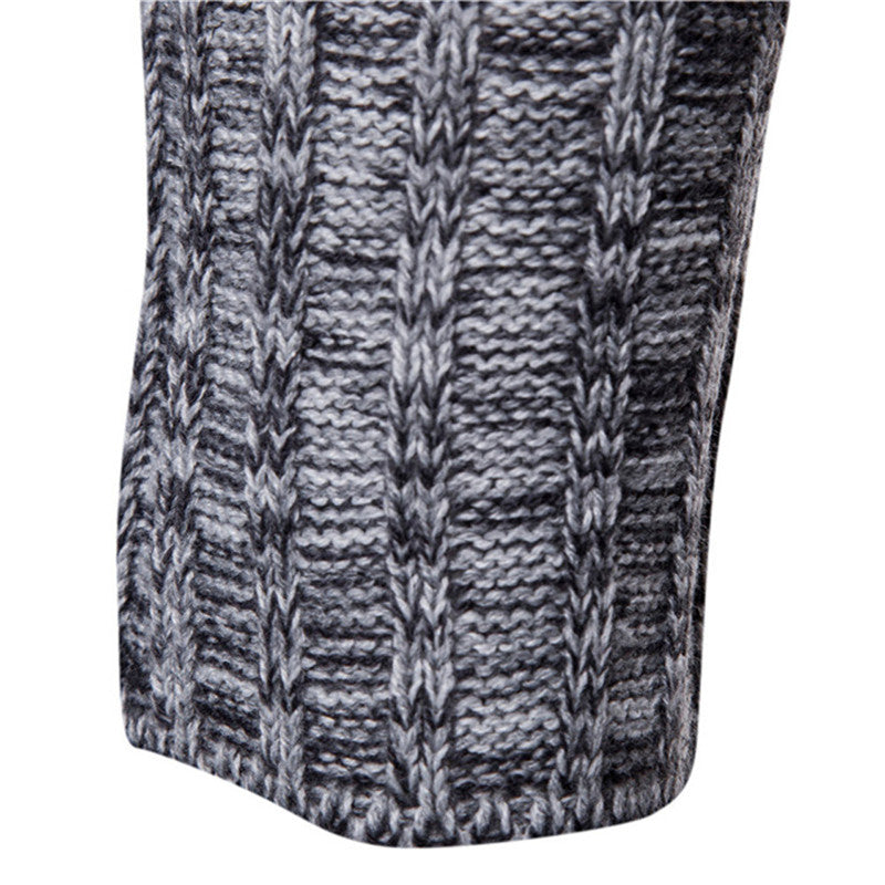 Kelvin – Long Men's Hooded Trench Cardigan for Winter