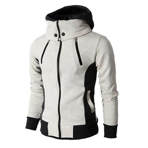 Sean – Sporty Men's Jacket with Hood and Zipper