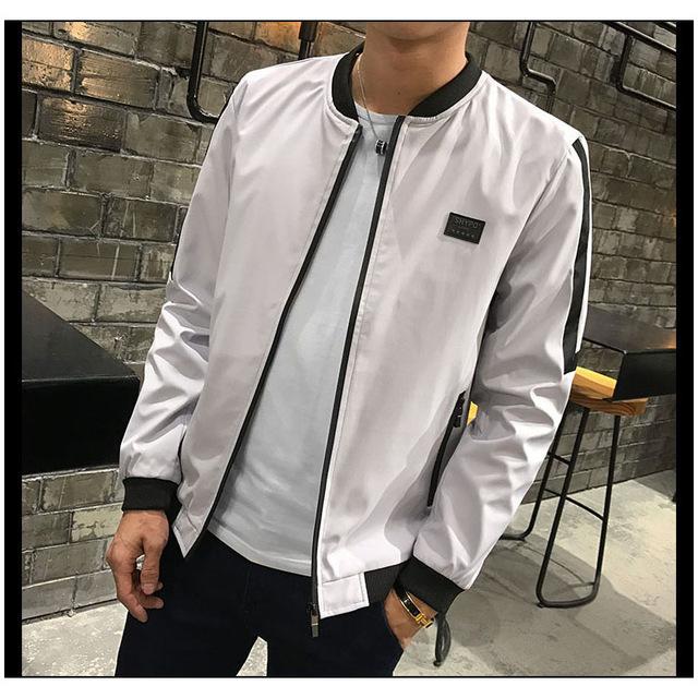 Roy – Stylish Men's Coat with Stand Collar