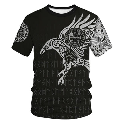 Chris – Vintage Men's T-Shirt with Animal Pattern
