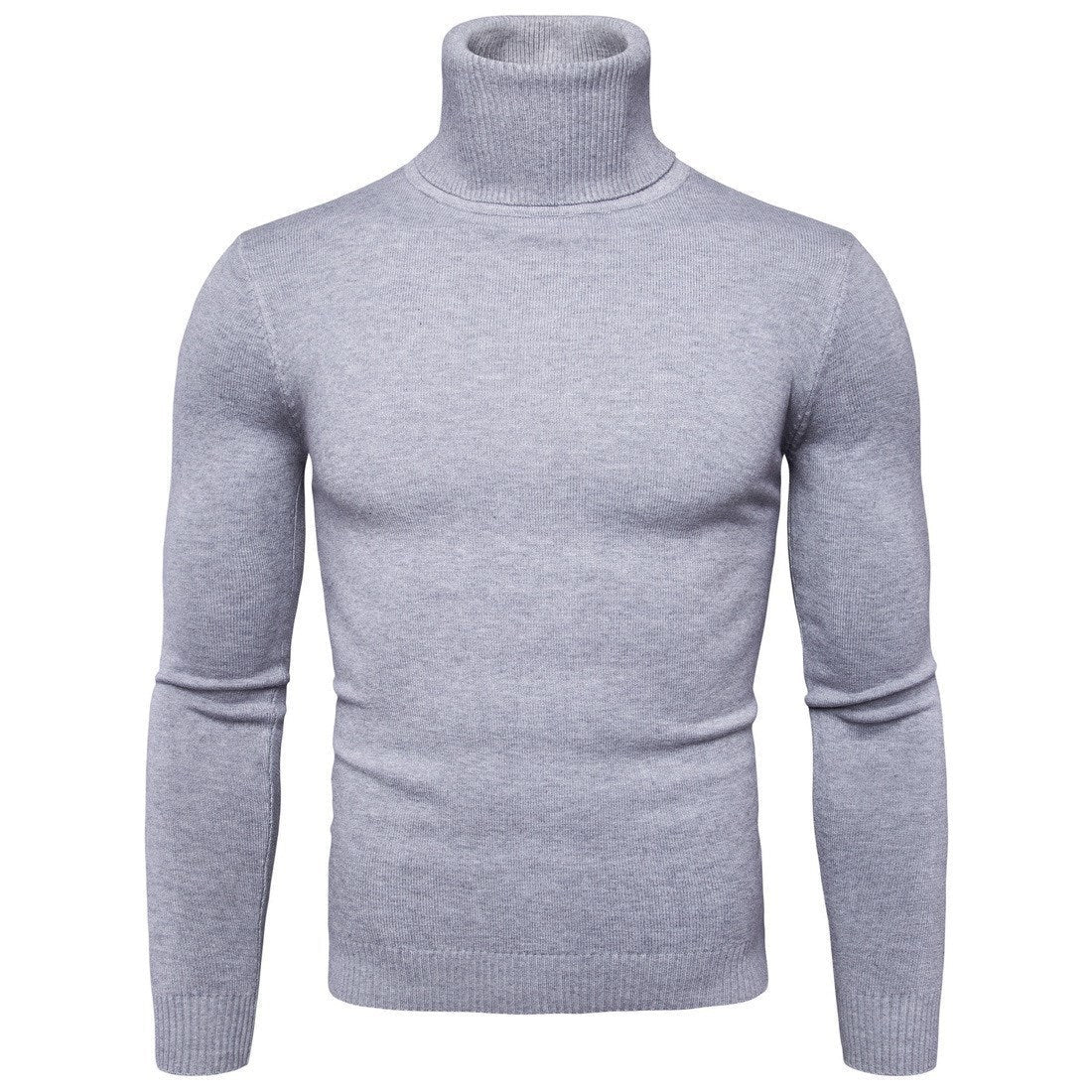 Lawrence – Slim Thermal Turtleneck Sweater for Men in Solid Designs