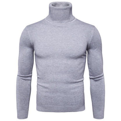 Lawrence – Slim Thermal Turtleneck Sweater for Men in Solid Designs