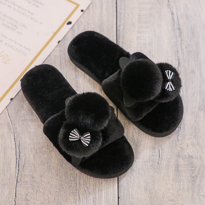 Janet – Cartoon Plush Cotton Slippers