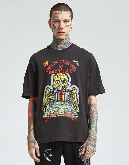 Henry – Short-Sleeve Fringe T-Shirt