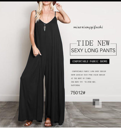 Audrey – Summer Jumpsuit with V-Neck for Women