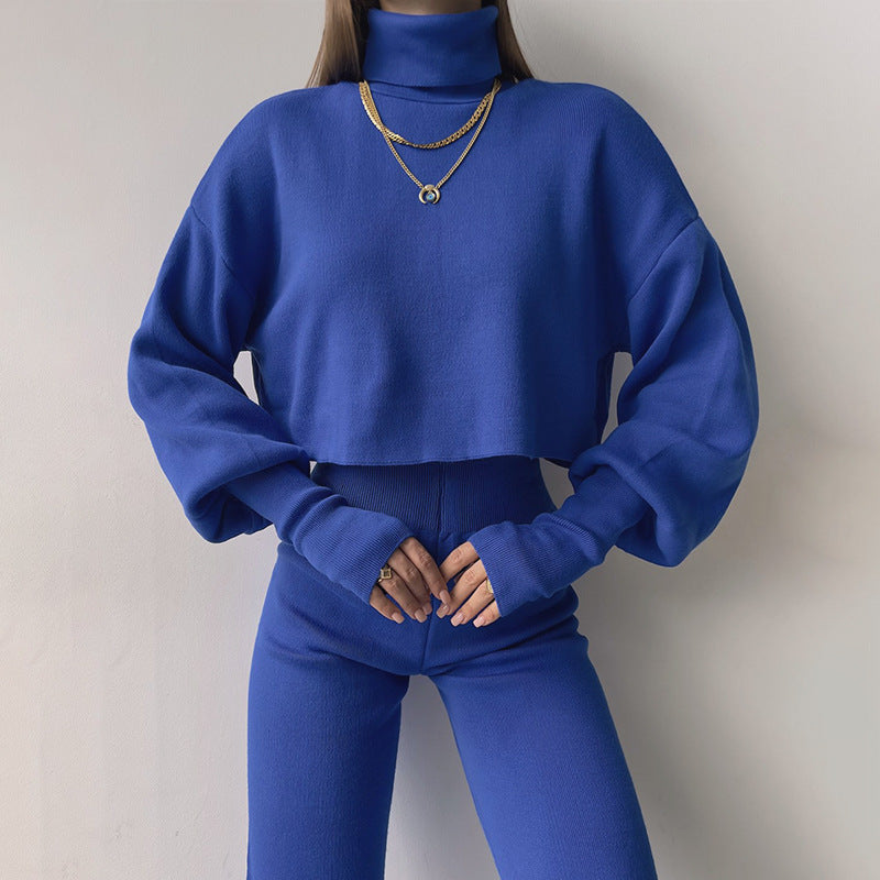 Angela – Casual Turtleneck Set with Long Sleeves
