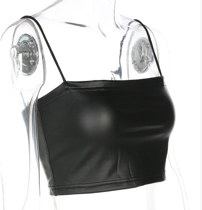 Georgina – Vegan Leather Top