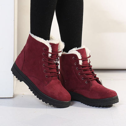 Christine – Women's Winter Boots with Warm Plush Ankle