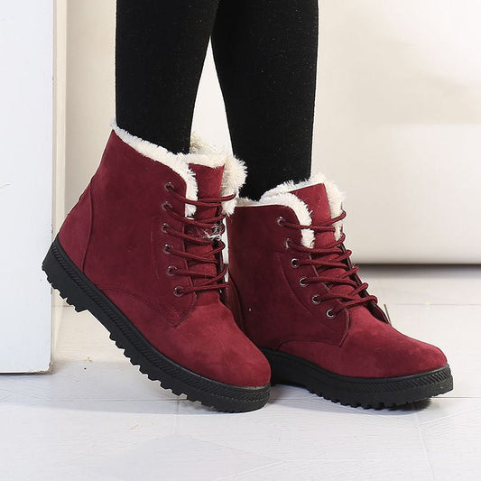 Christine – Women's Winter Boots with Warm Plush Ankle