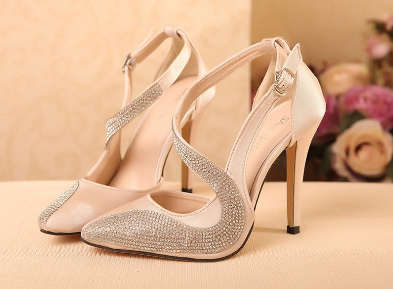 Margaret – Ultra-High Fashion Rhinestone High Heels