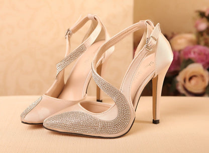 Margaret – Ultra-High Fashion Rhinestone High Heels