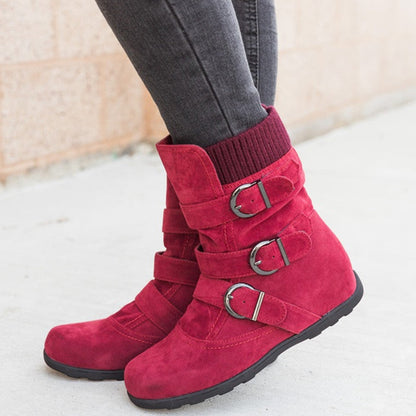 Ronald – Comfortable Winter Boots with Strap and Buckle