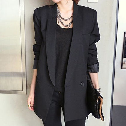 Natalie – Asymmetric Women's Blazer with Notched Collar