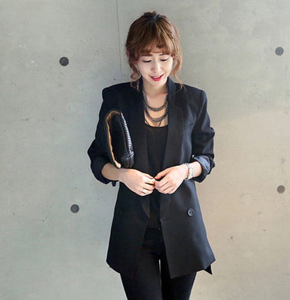 Natalie – Asymmetric Women's Blazer with Notched Collar