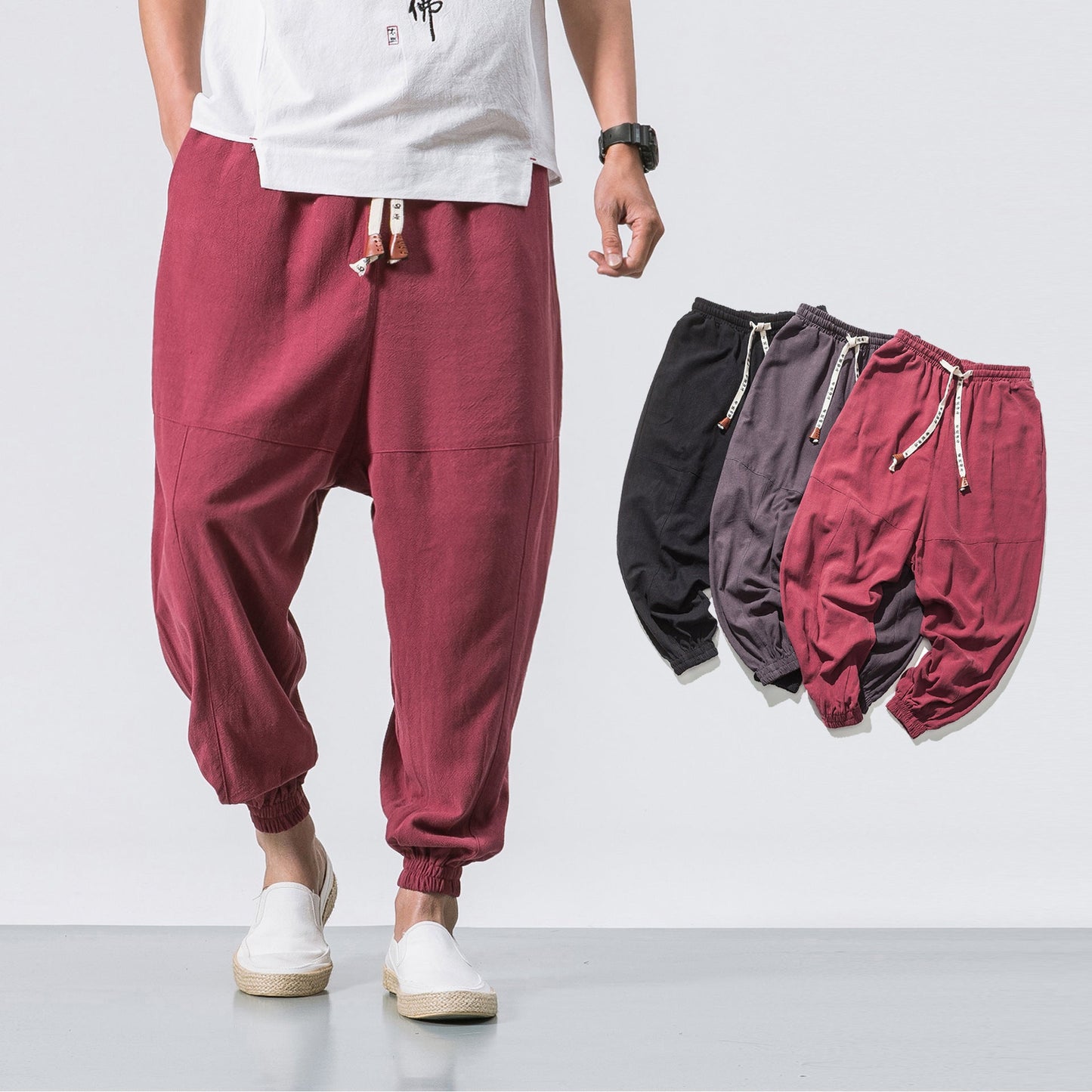 Ryan – Sporty Men's Joggers with Elastic Waistband and Pockets