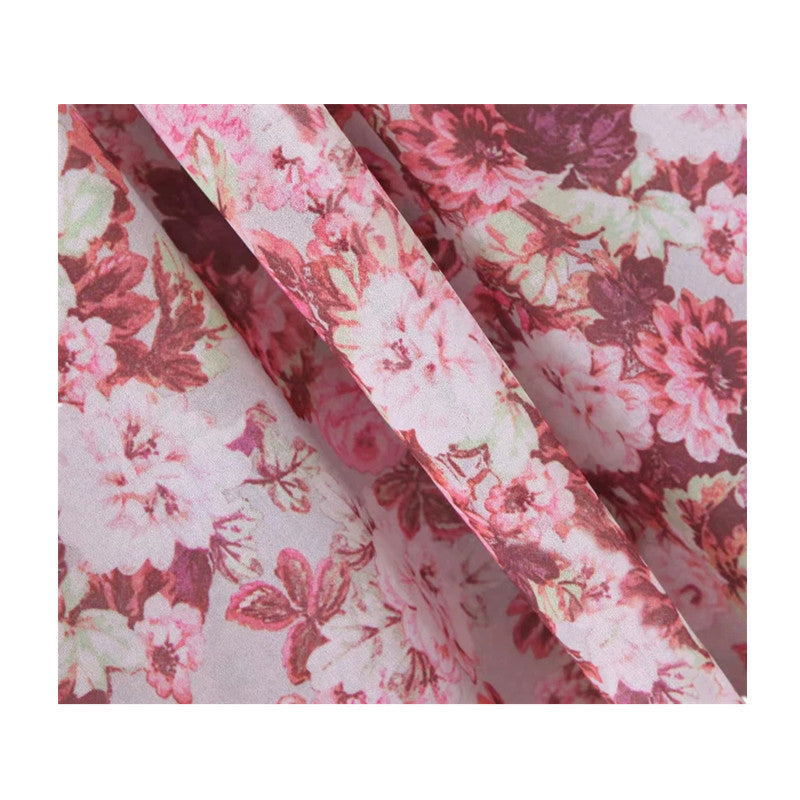 Heather – Printed Shirt with Lantern Sleeves