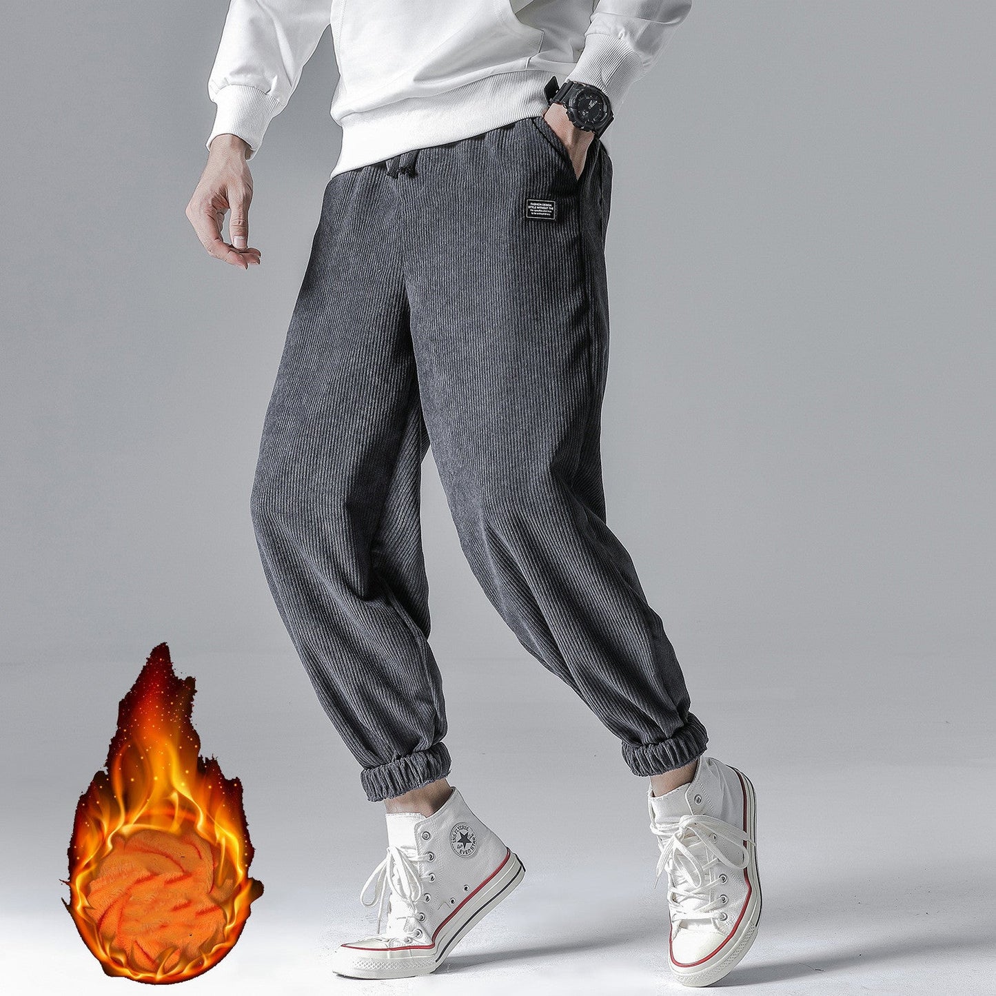 Gary – Corduroy Fleece Pants